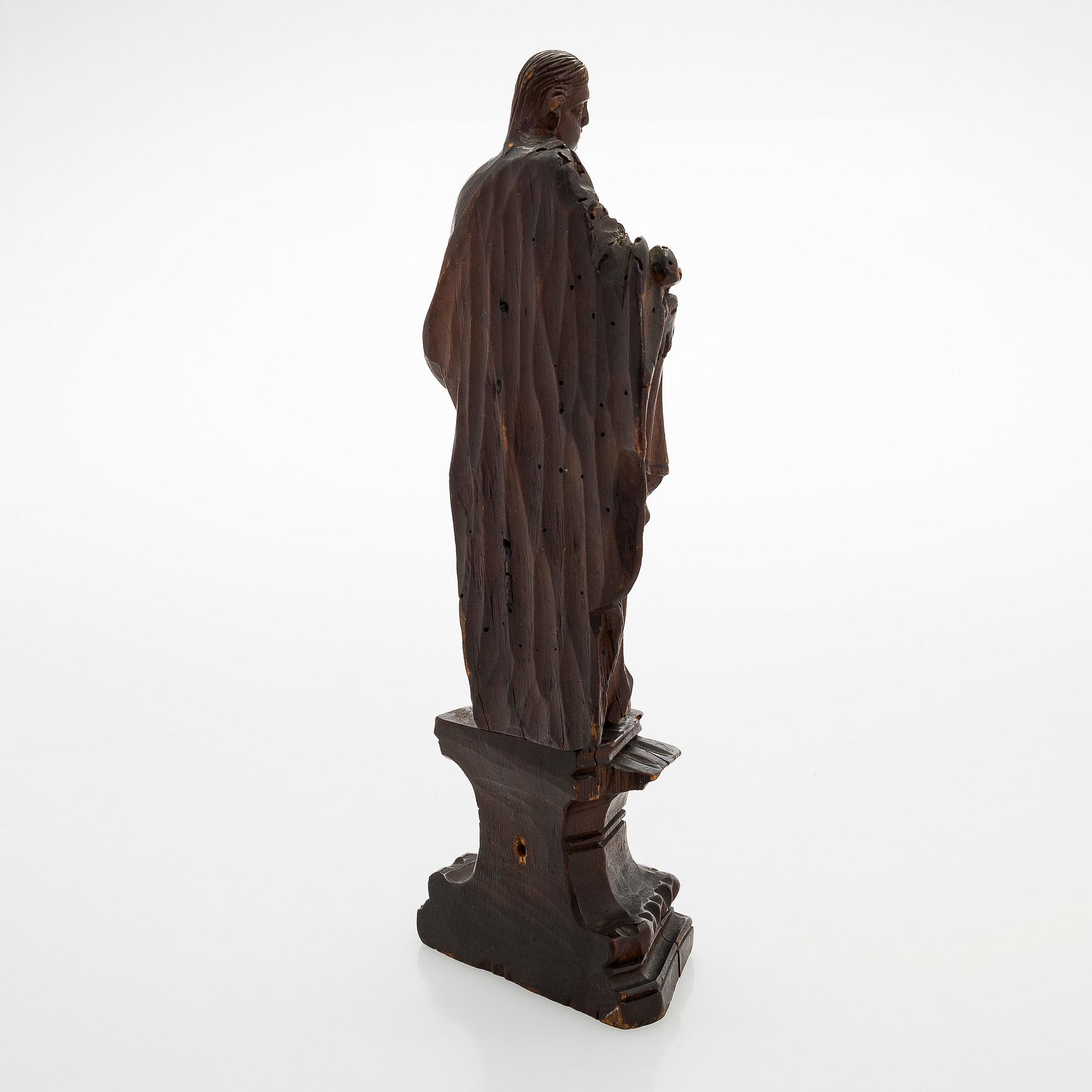 Puuveistos, pyhimys, 1700/1800-luku.