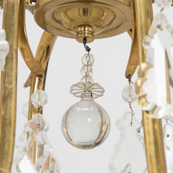 Paavo Tynell, kattokruunu/kristallikruunu, malli 1465/6, Taito 1900-luvun puoliväli.