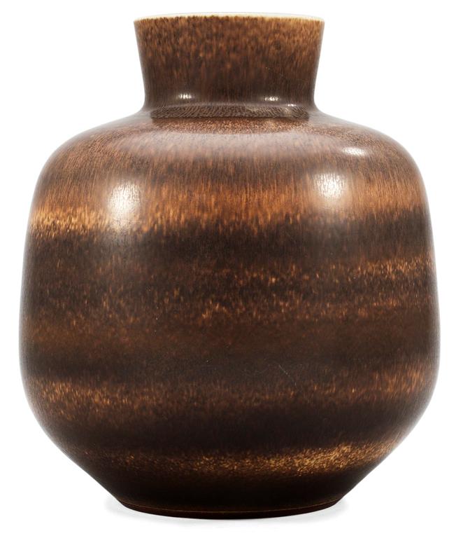 A Berndt Friberg stoneware vase, Gustavsberg studio 1965.