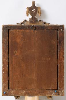 Spegellampetter ett par för två ljus, av Johan Åkerblad (mästare i Stockholm 1758-1799). Gustavianska.