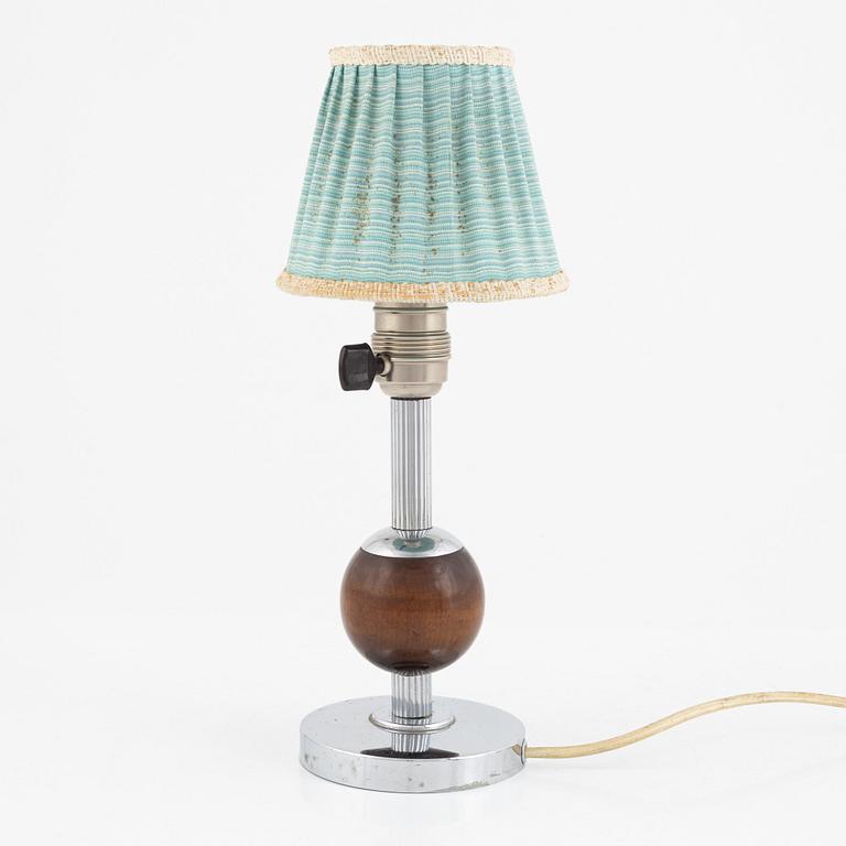 Bordslampa, funkis, 1930-tal.