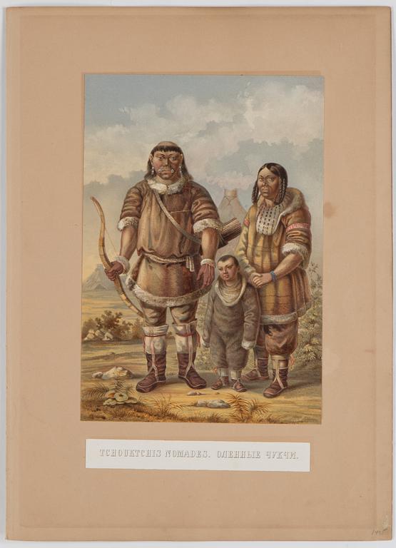 SAMLING BILDER AV FOLKDRÄKTER, 10 st, från 1900-talets första hälft.
