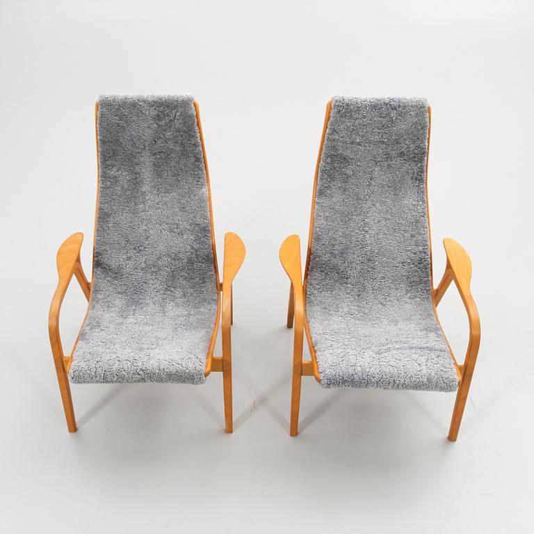 Yngve Ekström, karmstolar, ett par, "Lamino", Swedese, Sweden, 2000-tal.