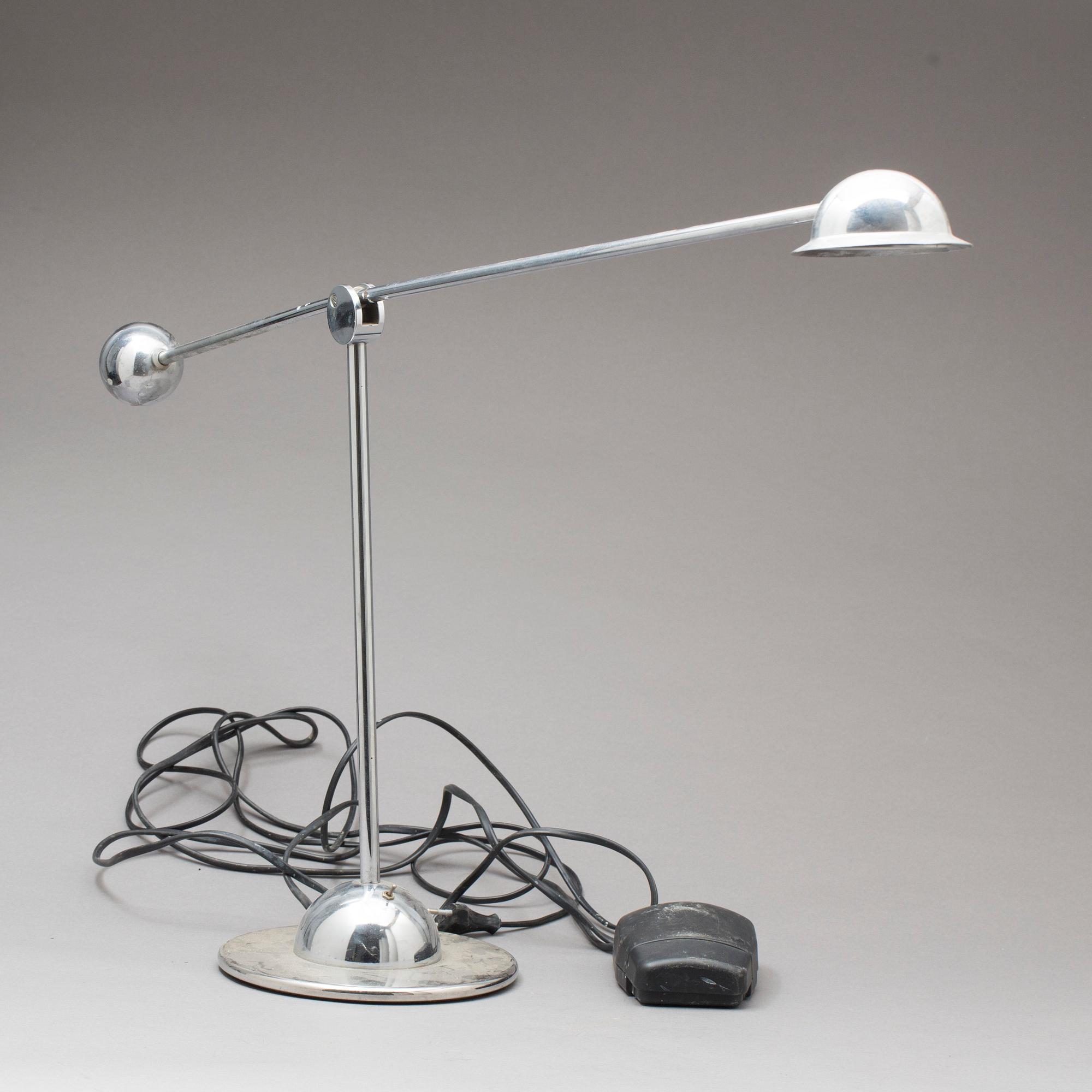 BORDSLAMPA, 1900-talets andra hälft.