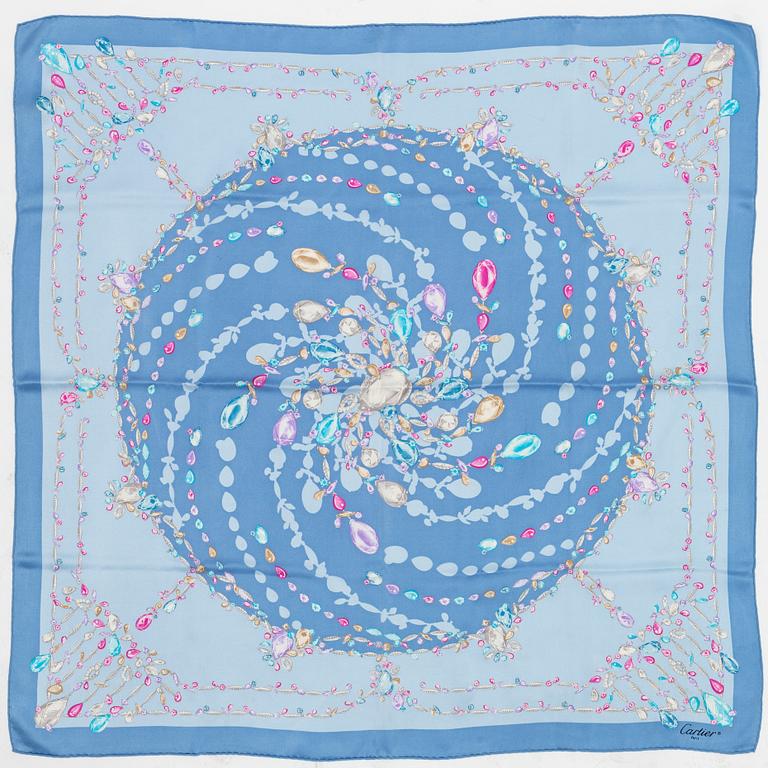 Cartier, scarf.