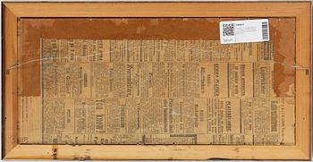 HELMER OSSLUND, oil on greaseproof paper glued down on paper-panel, signed Helm. OSSLUND.