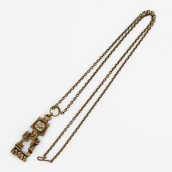 Pentti Sarpaneva, necklace, bronze with pyrite.