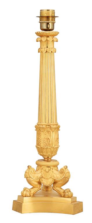LAMPFOT. Frankrike, 1800-talets början. Empire.