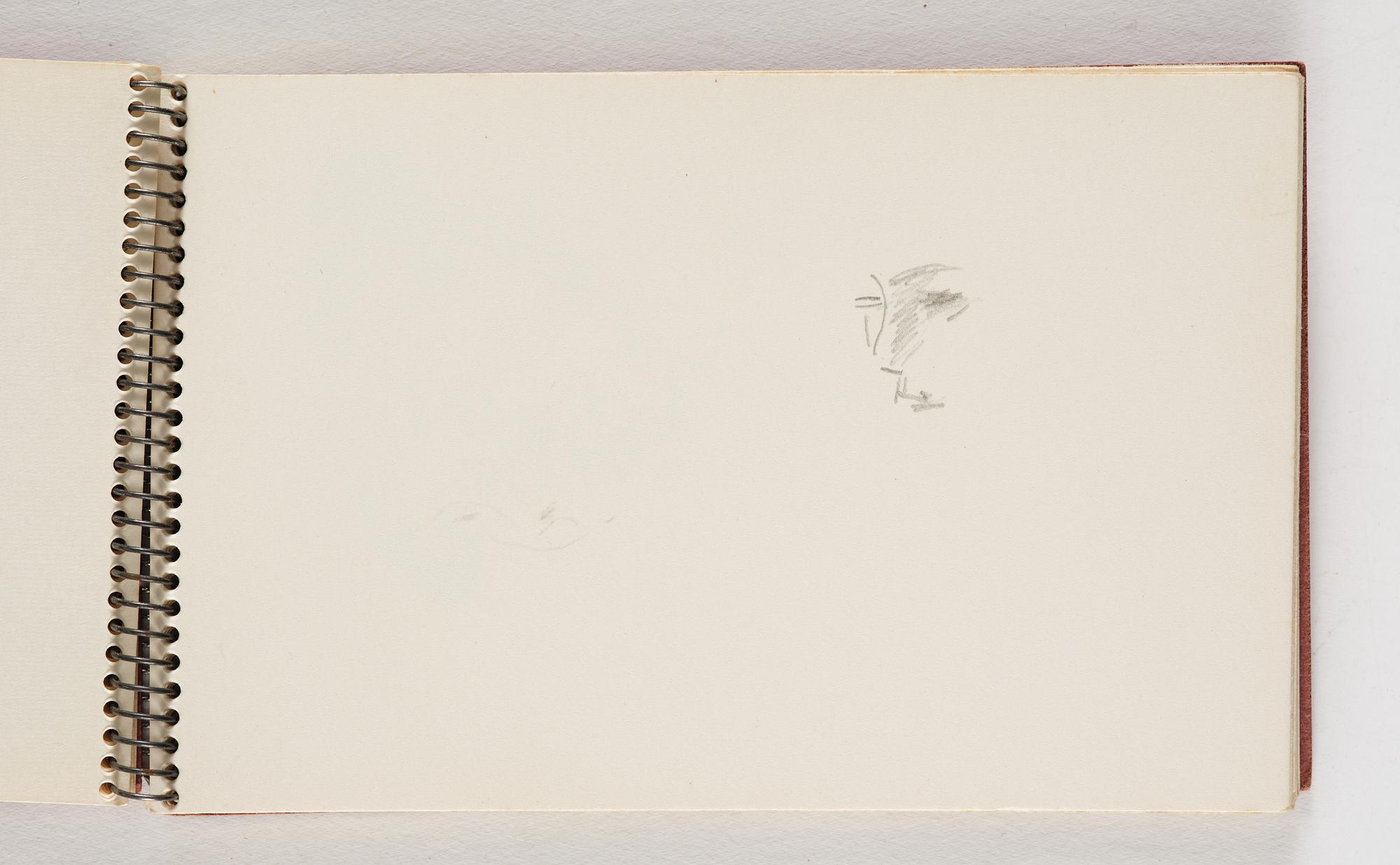 Lotte Laserstein, 10 små skissblock med teckningar.