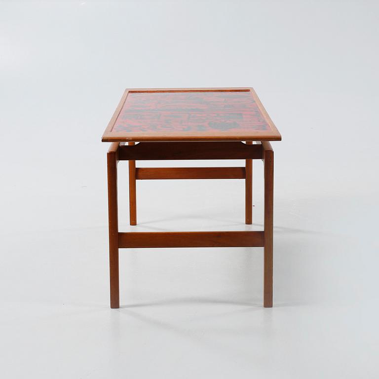 A "579-111" sofa table by Stig Lindberg andDavid Rosén, Triva-Dura-series for A/B Nordiska Kompaniet Verk., approx 1959.