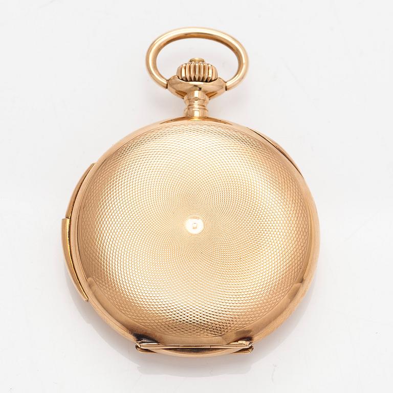 Borel fils & Cie, pocket watch, hunter, quarter repeater, 54 mm.