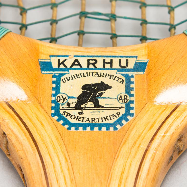 Tennismailoja, 3 kpl, Williams & Co, Paris och Karhu Urheilutarpeita Oy Sportartiklar Ab,