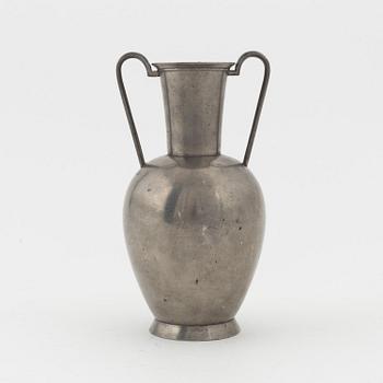 A Swedish pewter vase, Rolf Engströmer, Fabriksaktiebolaget Kronsilver, Stockholm 1933.