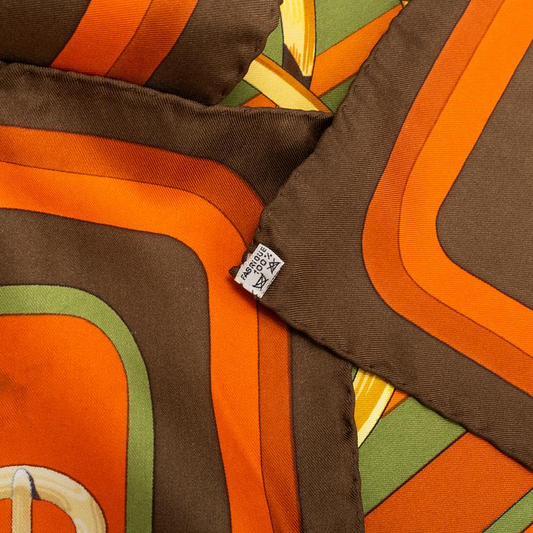 HERMÈS, "Coaching", SCARF.