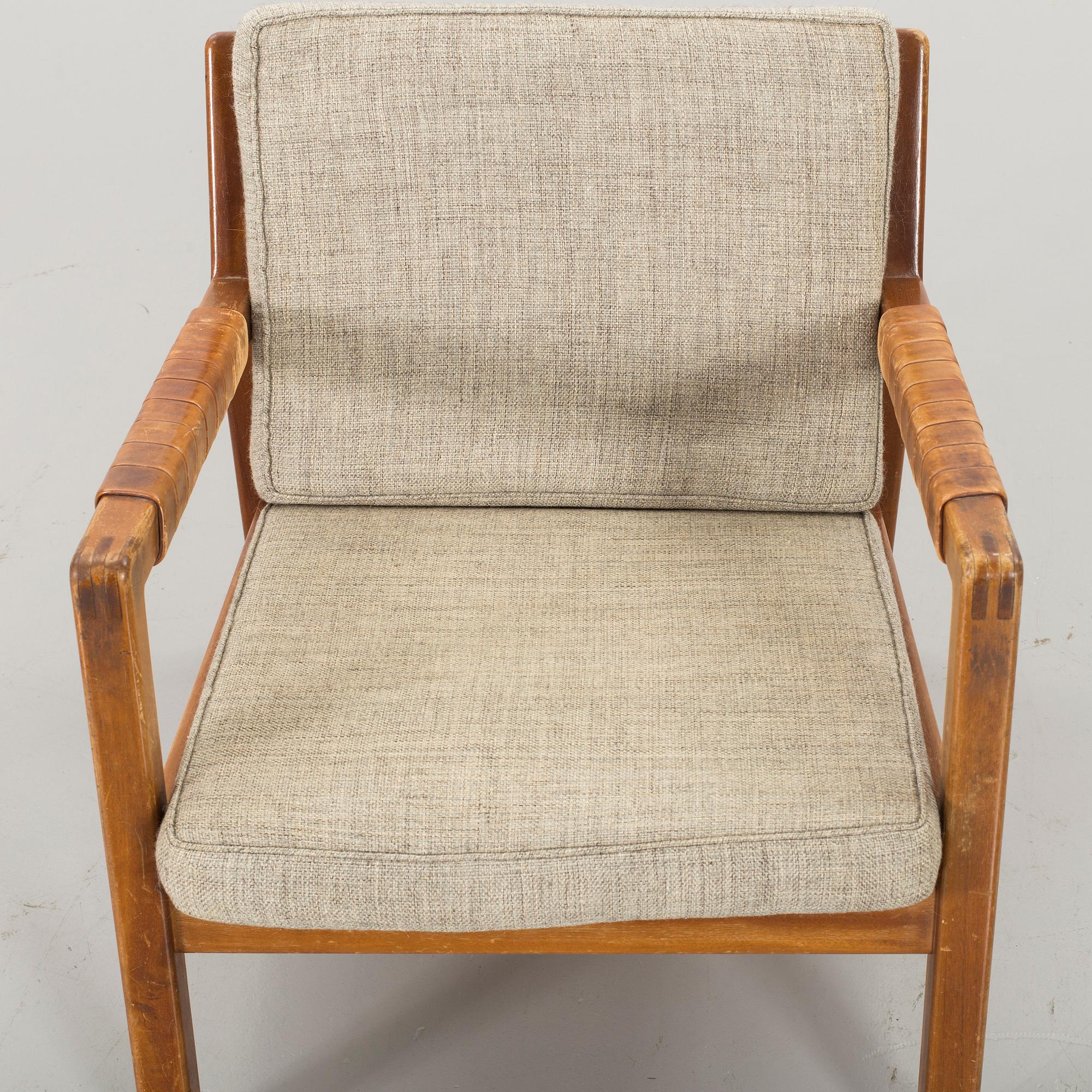 CARL GUSTAF HIORT AF ORNÄS, fåtölj, "Rialto", Puunveisto Oy - Träsnideri Ab, 1900-talets mitt.