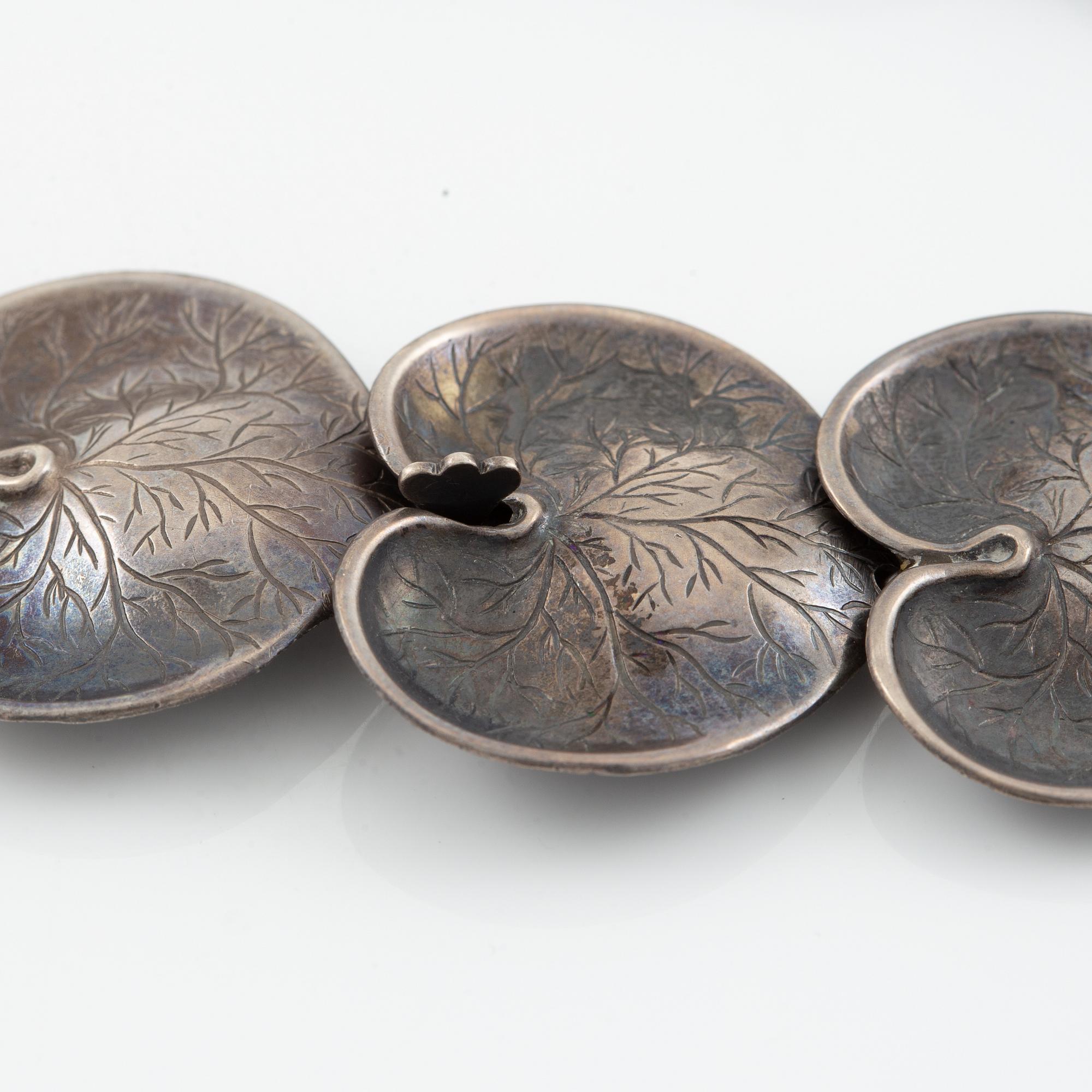 Necklace, silver, Georg Kaplan, Stockholm.