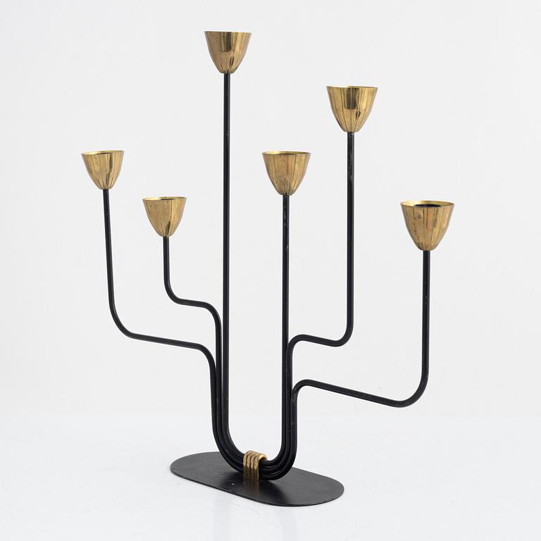 Gunnar Ander, a candelabra, Ystad Metall, 1950s/60s.