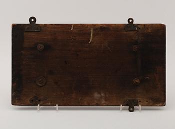 PLAKETT, mässing, 1900-talets första hälft.