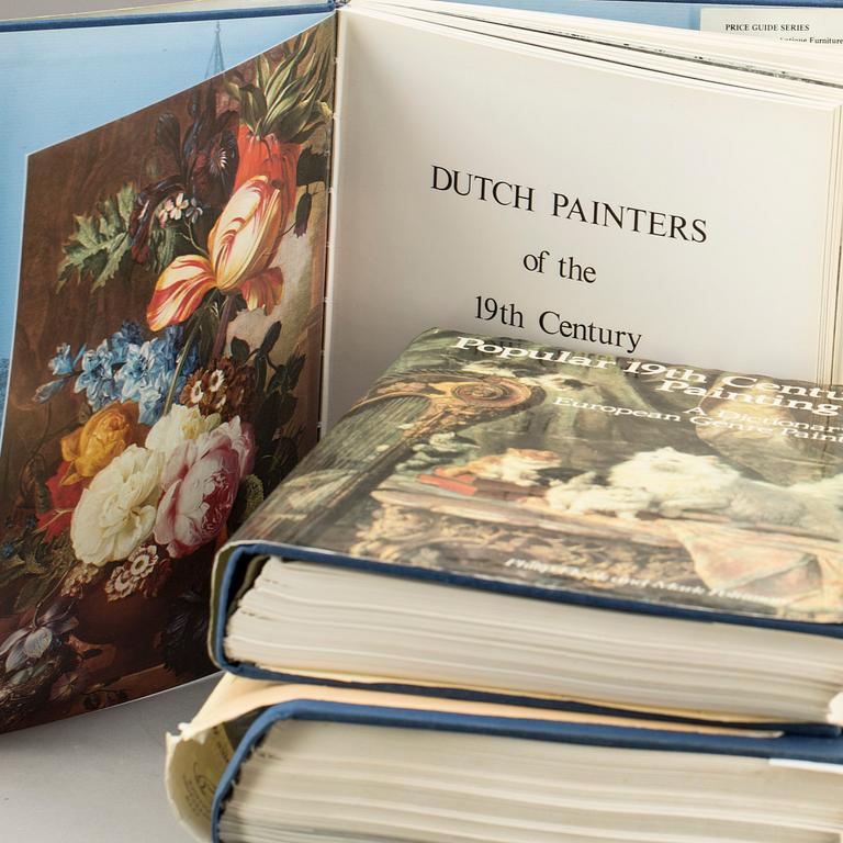 BÖCKER, parti konstlitteratur 7 delar, Tyskland och England.