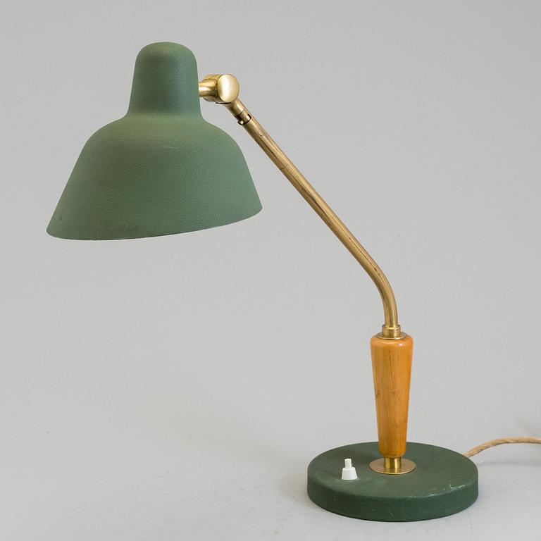 TABLE LAMP, Nordiska kompaniet, wood, metal,
