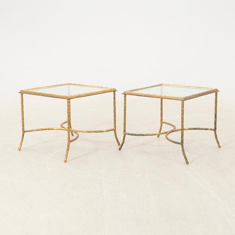 Side table, a pair, probably France, 1950s.
