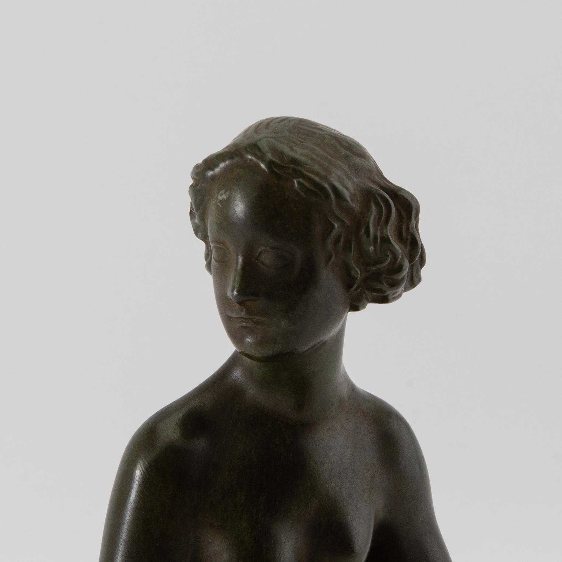 Just Andersen, skulptur, discometall.