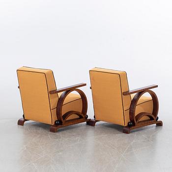 FÅTÖLJER ETT PAR, 1900 -talets första hälft.