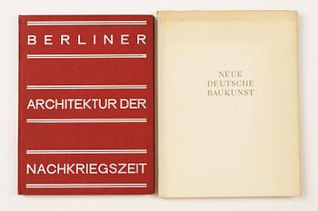 BÖCKER, 7 st, bla. Park Hotel Haus Rechen Bochum" Fahrenkamp, Berlin, 1929.