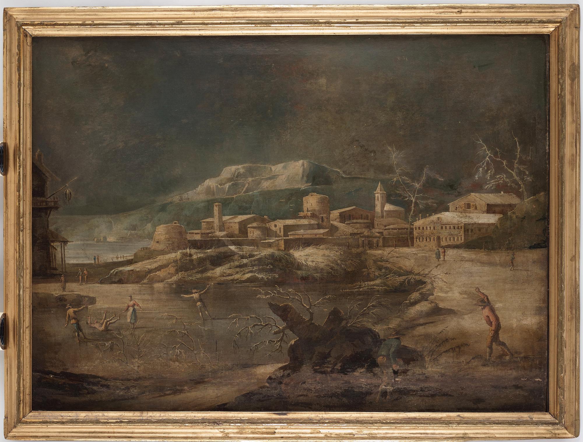 Hendrick Avercamp Hans art, Skridskoåkare.
