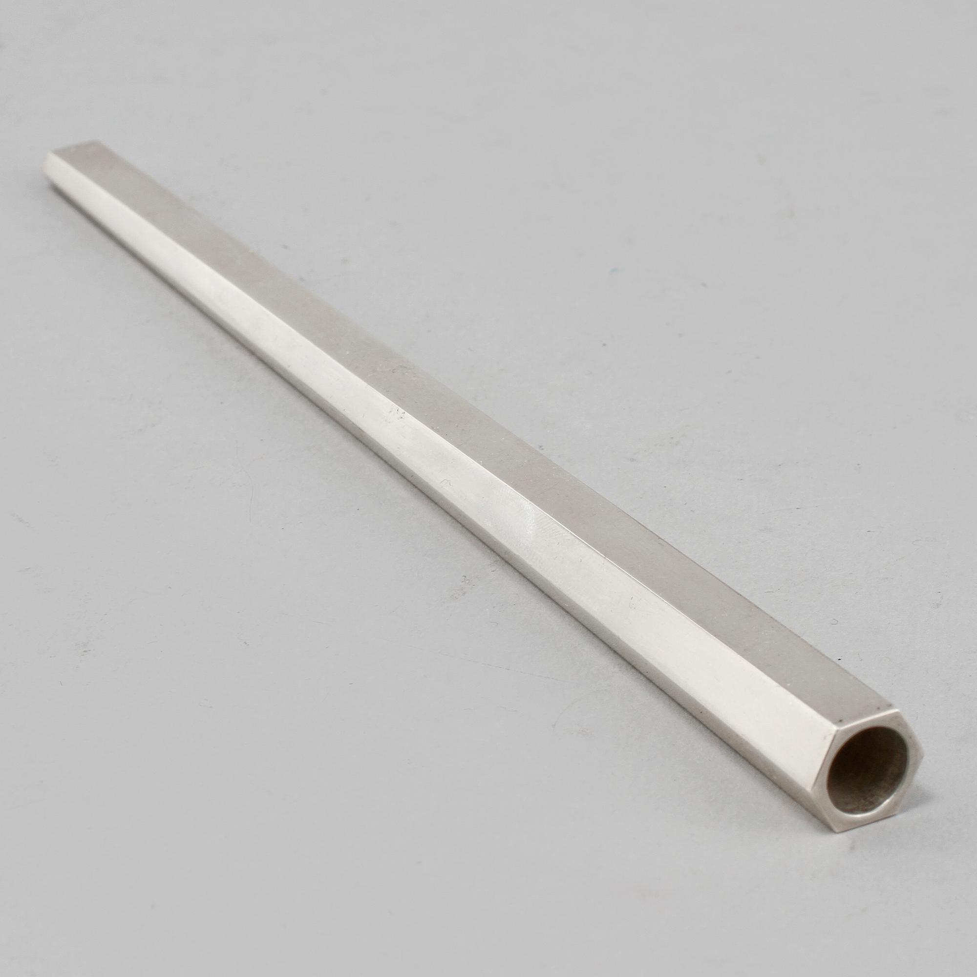 CIGARETTMUNSTYCKE, silver, Wiwen Nilsson, 1956. Vikt 50 g.