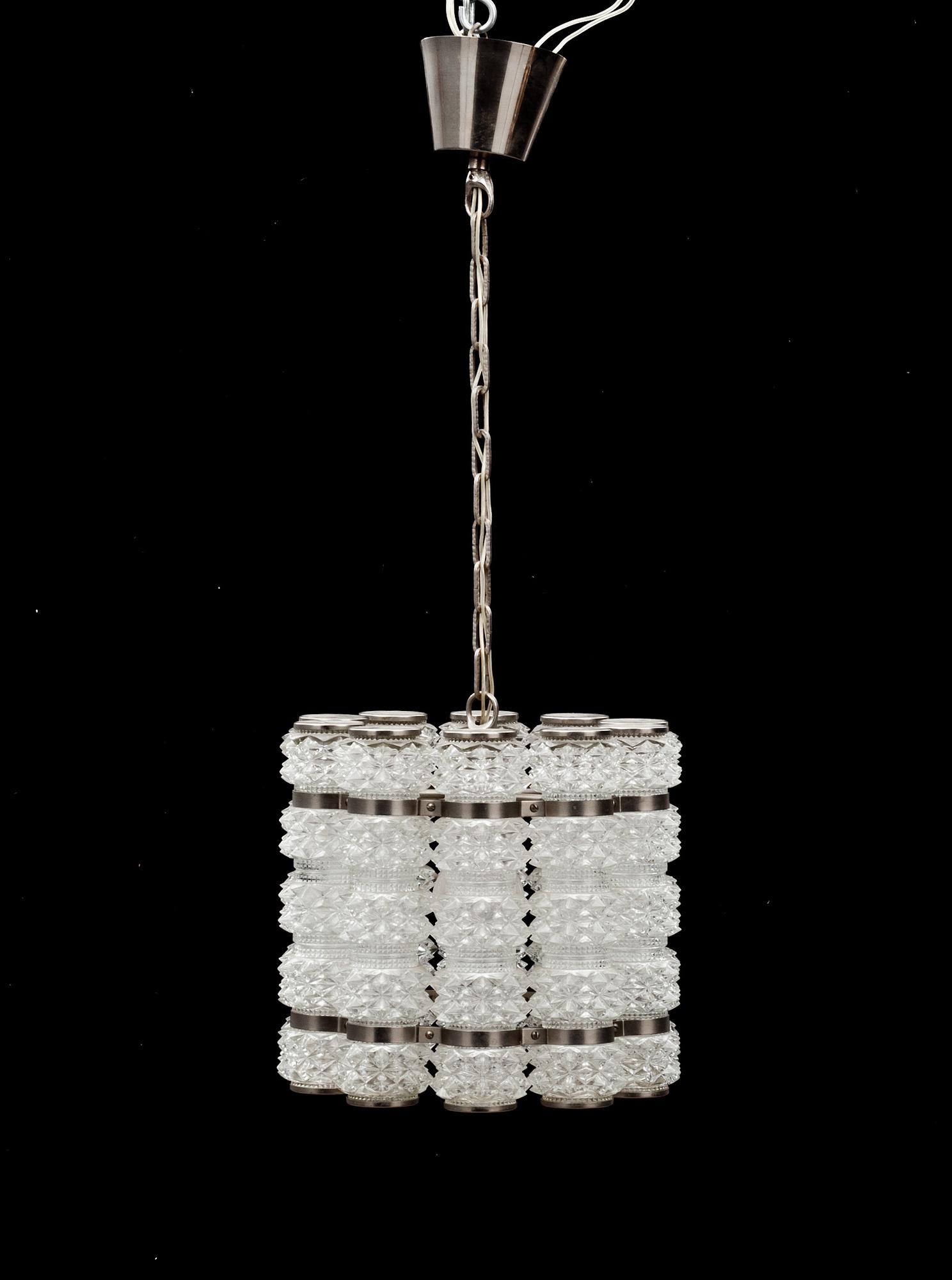 TAKLAMPA, möjligen  konsthantverk Tyringe. 1900-talets andra hälft.