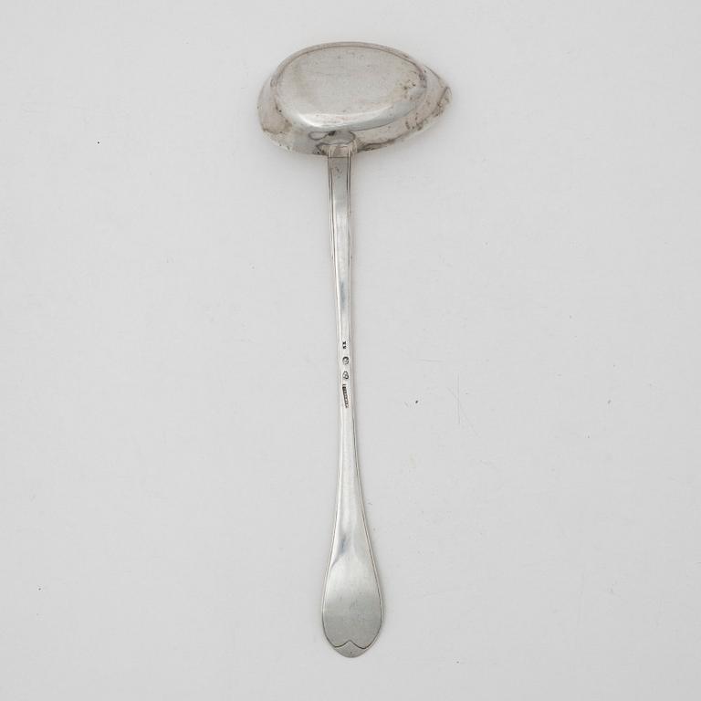Gustaviansk, Johan Petter Tengman, soppslev, silver, Stockholm 1804.