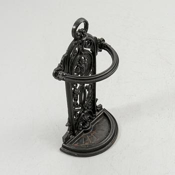 Umbrella/cane stand, cast iron, 20th century.