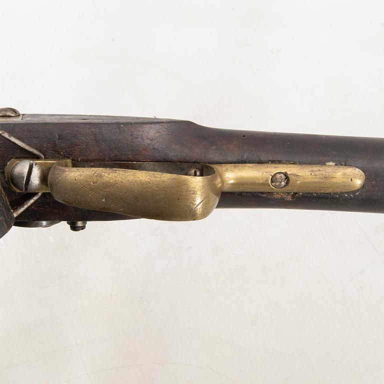 A Swedish flintlock gun 1799 pattern.