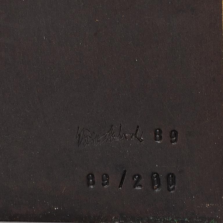 Paul Wunderlich, sculpture, bronze, 1989, signed 62/200.