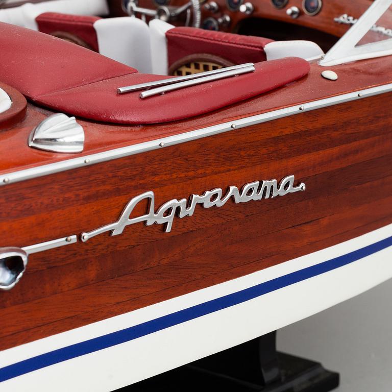 A boat modell of a Riva, 20th Centruy.