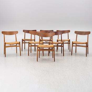 Hans J. Wegner, chairs, 4 pcs, "The Dining Chair/ CH-23", Denmark, second half of the 20th century.
