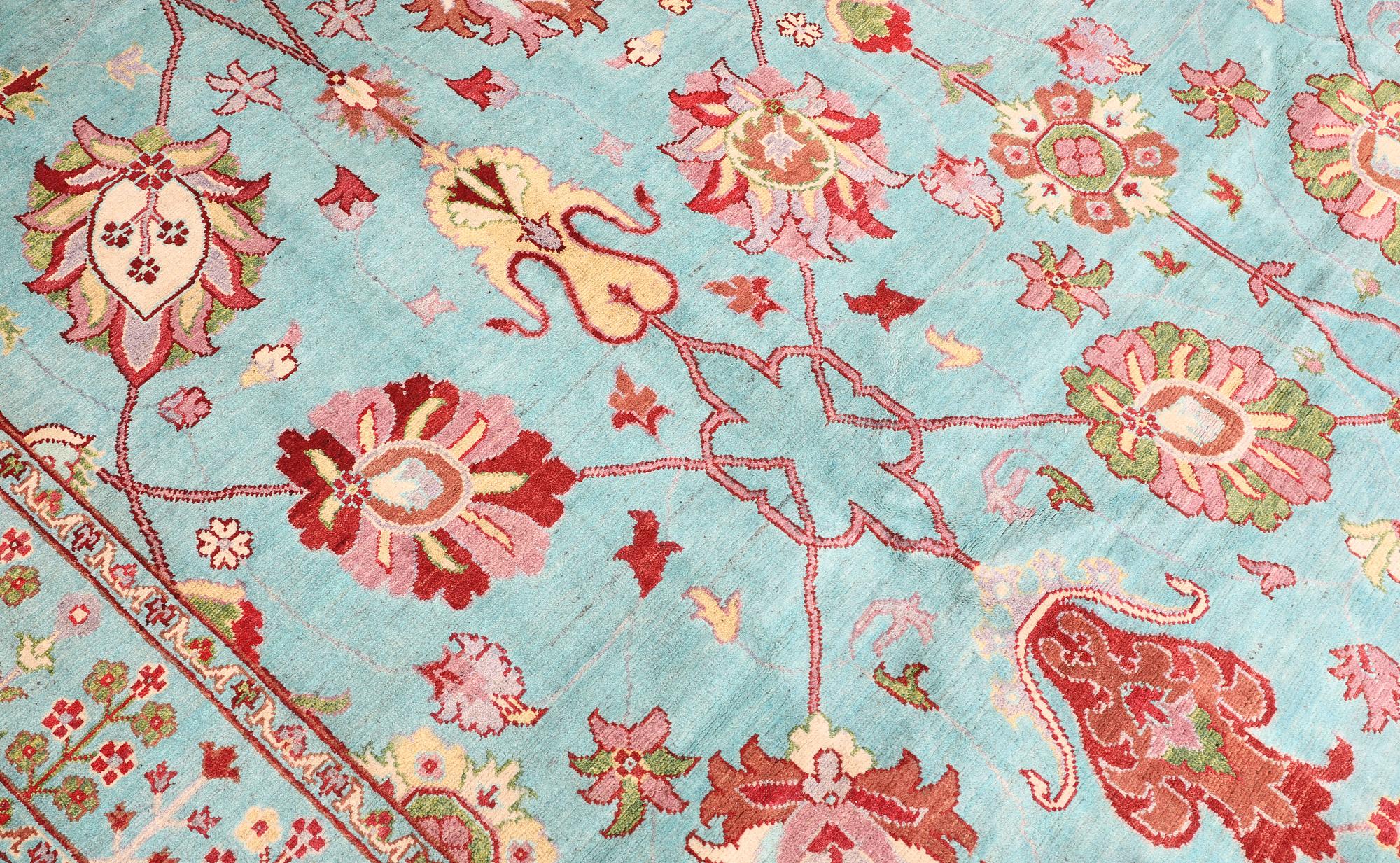 A carpet, Ziegler design, approx. 356 x 265 cm.