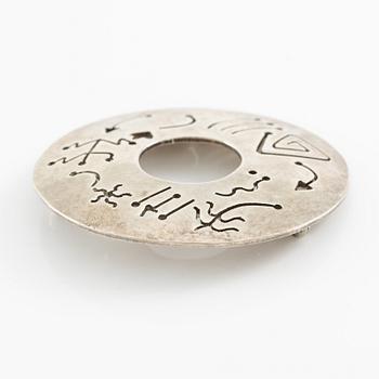 Brooch sterling silver, Mexico.