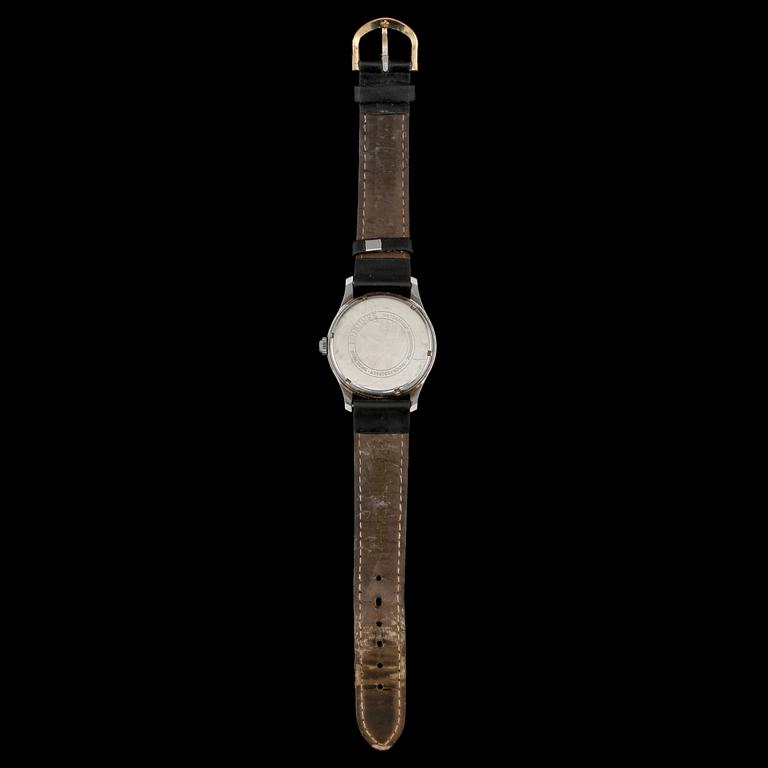 HERRARMBANDSUR, Longines samt Omega Officer, 1900-talets andra hälft.