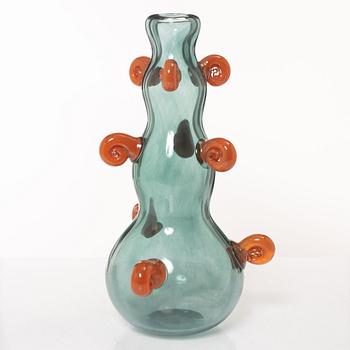 Ann Wåhlström, a unique glass vase, Kosta Boda.