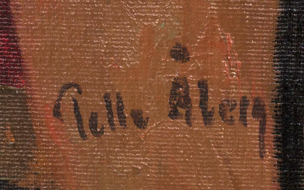 Pelle Åberg, oil on canvas signed.