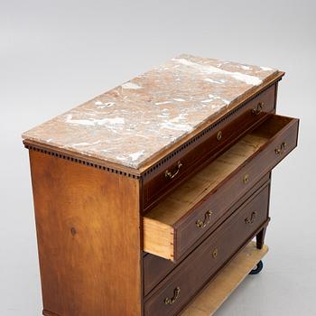 Writing desk, Late Gustavian Stockholm work by Isac Löfgren (master 1804–1816),