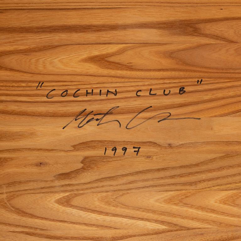 Claesson Koivisto Rune, Claesson Koivisto Rune (Mårten Claesson), unik fåtölj med fotpall, "Cochin Club", 1997.