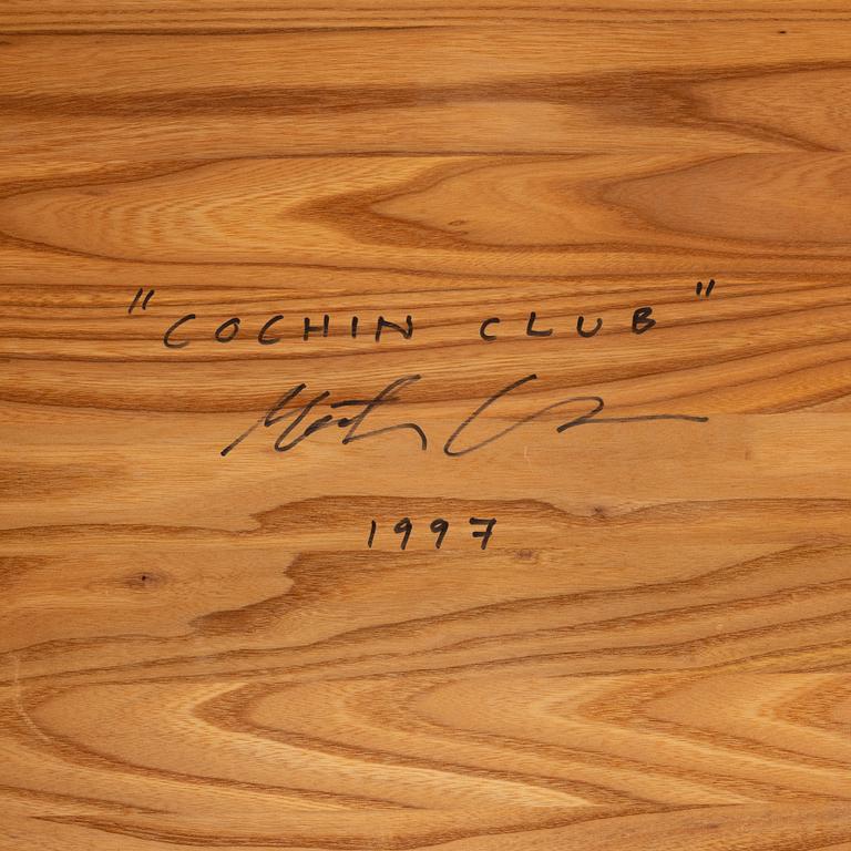 Claesson Koivisto Rune (Mårten Claesson), unik fåtölj med fotpall, "Cochin Club", 1997.