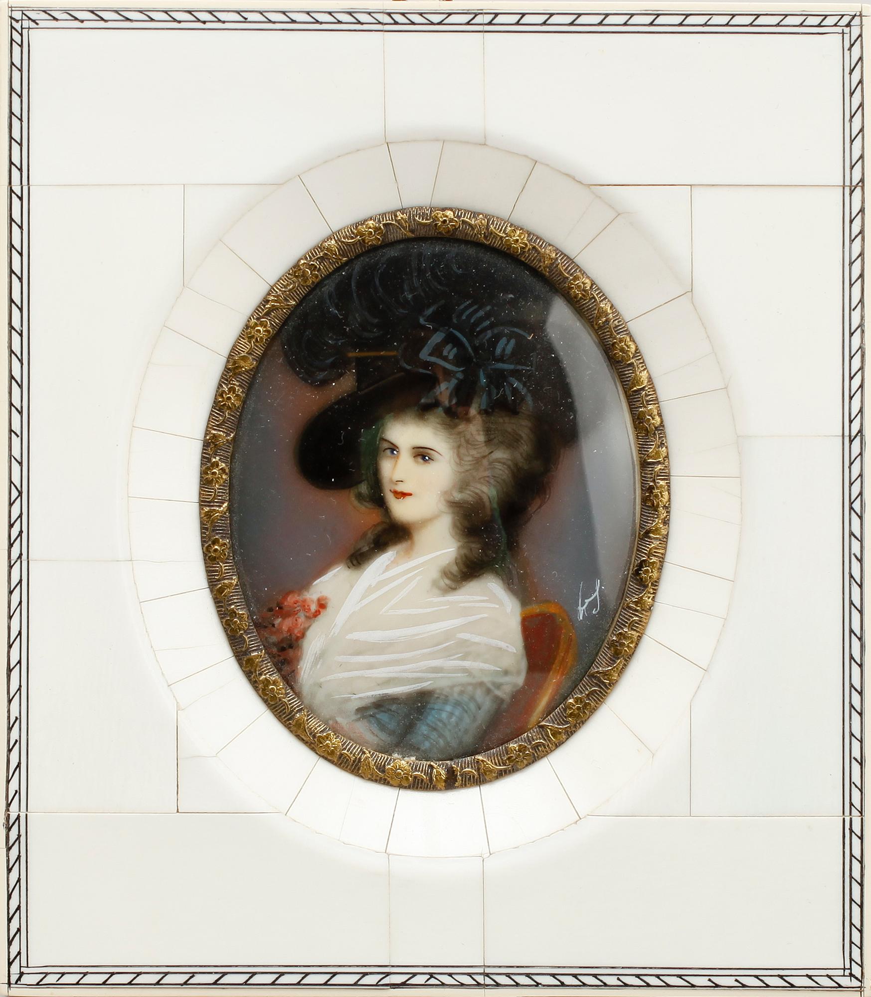 MINIATYRMÅLNINGAR, 7 st, 1800-/1900-tal.