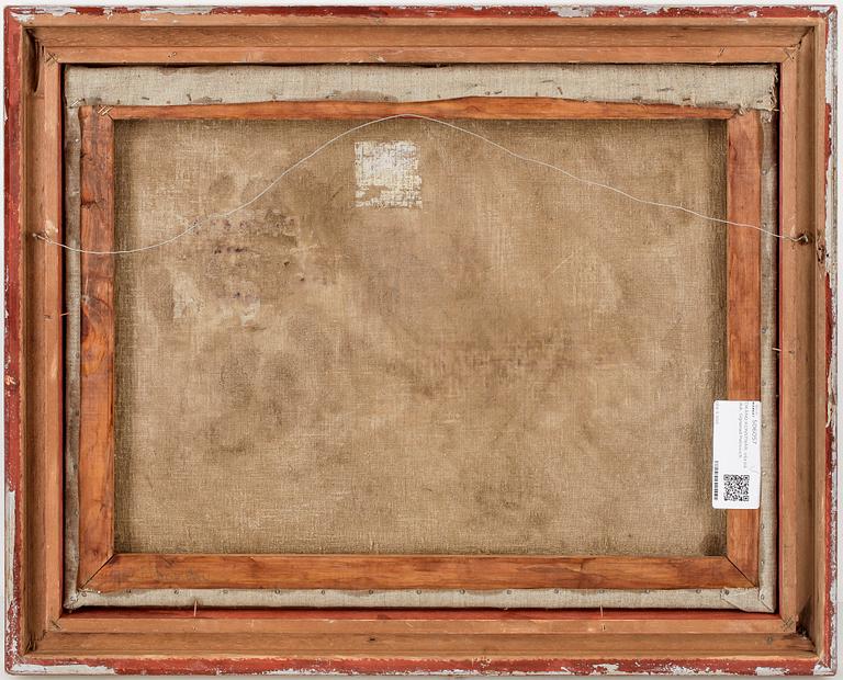 OKÄND KONSTNÄR, olja på duk. Signerad Petrovich.