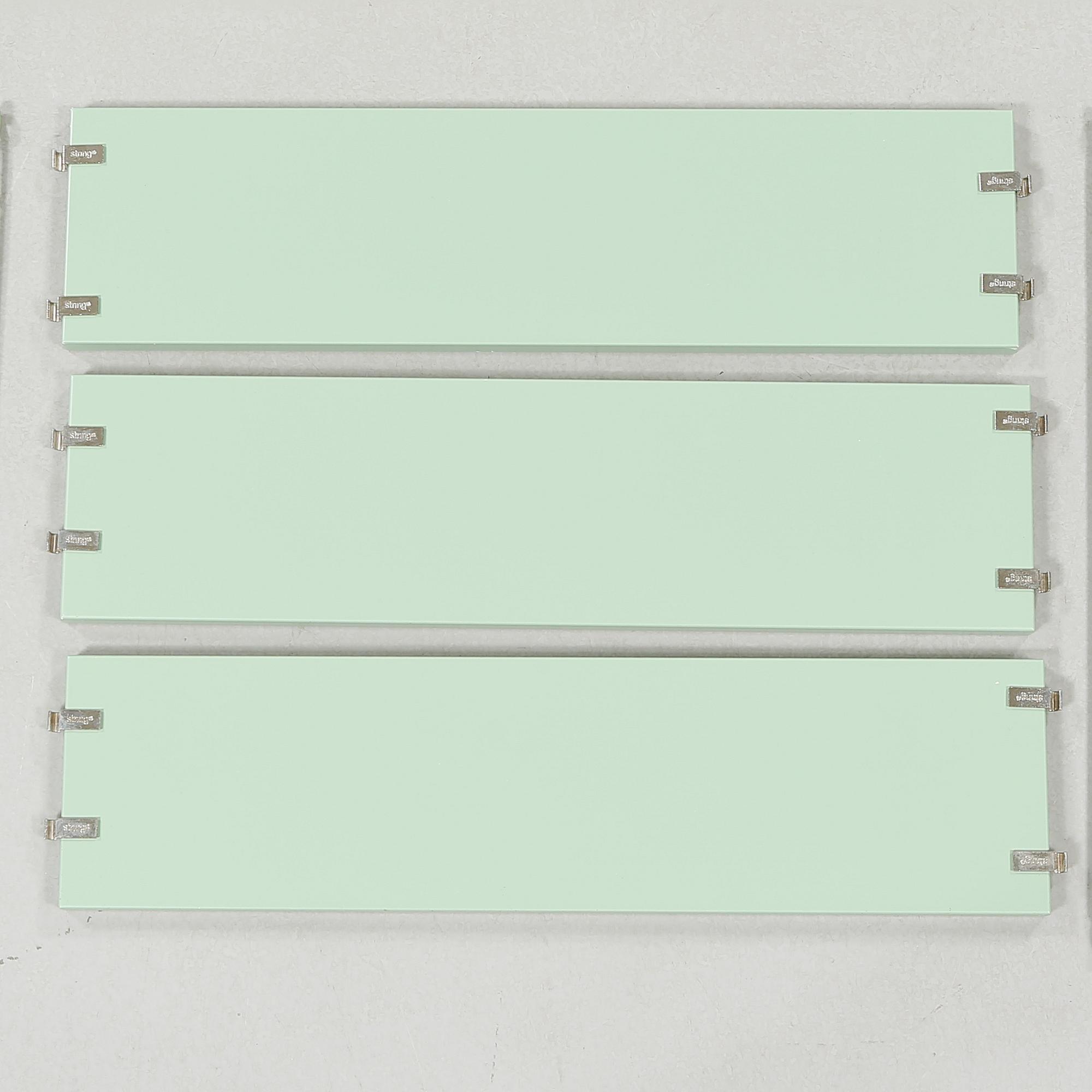 Four book shelves by Nils Strinning, 21th century.