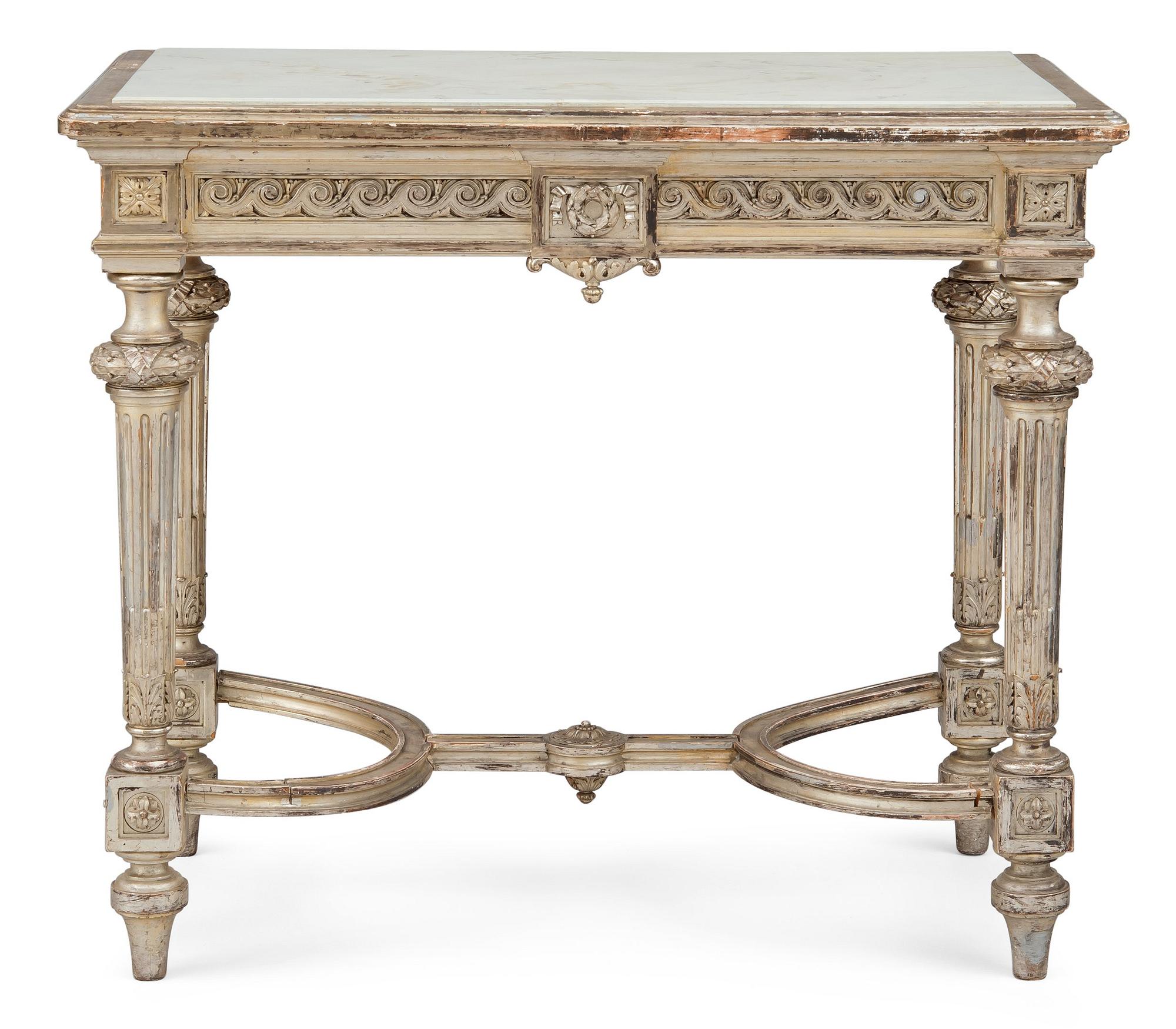 A RUSSIAN IMPERIAL FURNITURE SET, 6 PIECES.