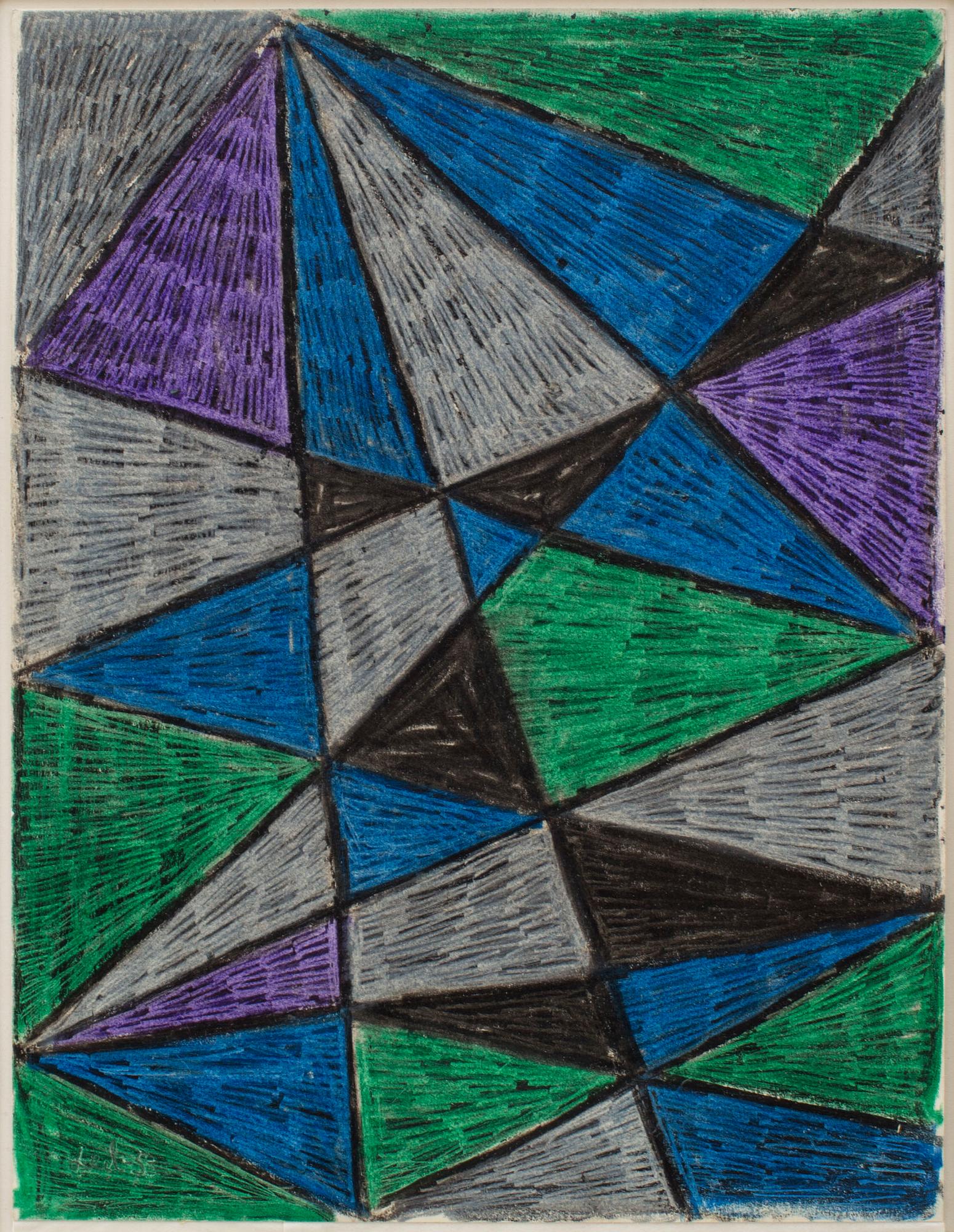 LARS ENGLUND, Chalk drawing, signed and dated -51.